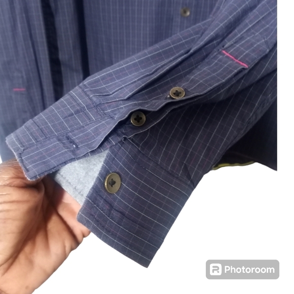 Descendant of Thieves Windowpane Plaid Button-Down Shirt Limited Edition Size XL - Picture 2 of 16